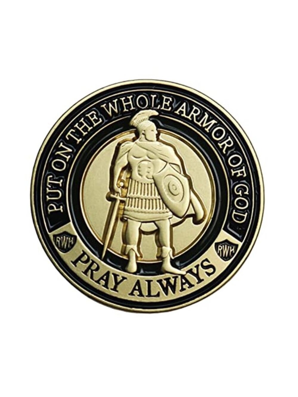 Put On The Whole Armor of God Lapel Pins for Men 1.18"